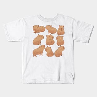 Capybara stack Kids T-Shirt